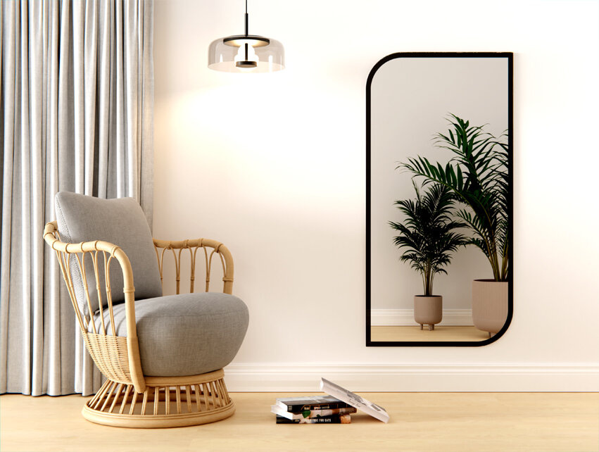 Venus Mirror Polished - Elegant Wall Mirror for Your Interior