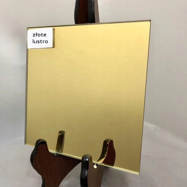 Glamour Beveled Mirror 254x254 Gold